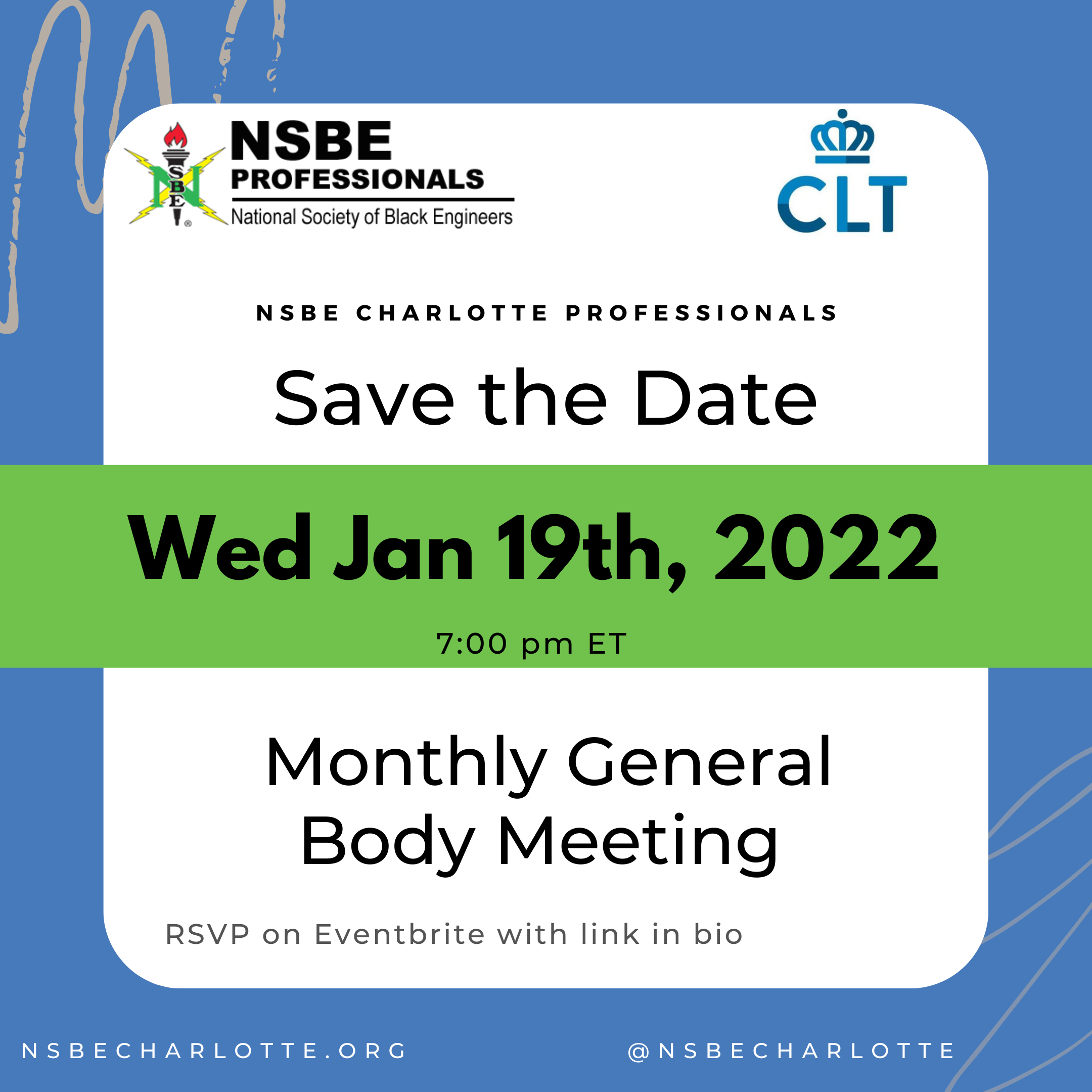 Jan 2022 General Body Meeting NSBE Charlotte
